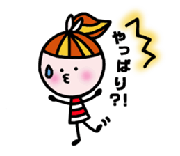 Ponytail-chun sticker #4692562
