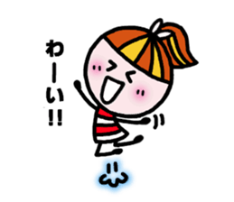 Ponytail-chun sticker #4692564