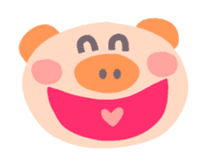 A not-so-slim piggy - "Debuta" sticker #4693609