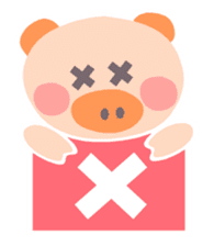 A not-so-slim piggy - "Debuta" sticker #4693620