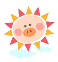 A not-so-slim piggy - "Debuta" sticker #4693628