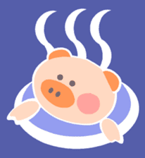 A not-so-slim piggy - "Debuta" sticker #4693633