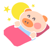 A not-so-slim piggy - "Debuta" sticker #4693634