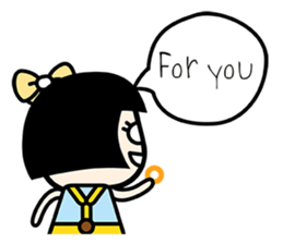 Moon's wish. sticker #4693851