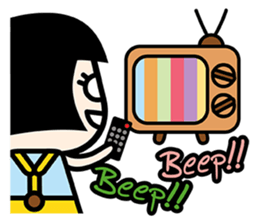 Moon's wish. sticker #4693860