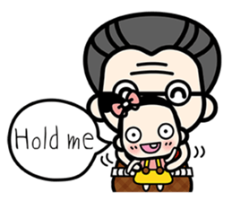 Moon's wish. sticker #4693863