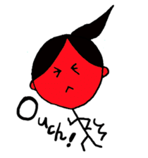 Family that has a round face sticker #4693894