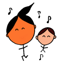 Family that has a round face sticker #4693902