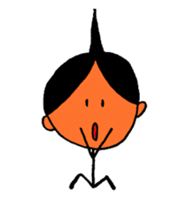 Family that has a round face sticker #4693909