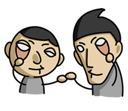 White Eyed People sticker #4693943