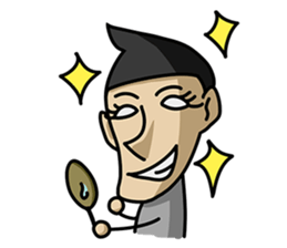 White Eyed People sticker #4693952