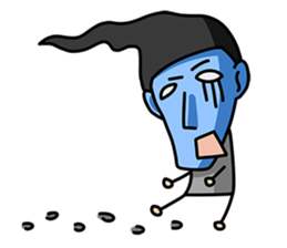 White Eyed People sticker #4693959