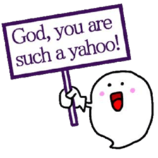 Ill haunted her with a smile sticker #4694048