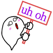 Ill haunted her with a smile sticker #4694059