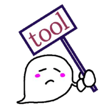 Ill haunted her with a smile sticker #4694062