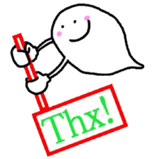 Ill haunted her with a smile sticker #4694063