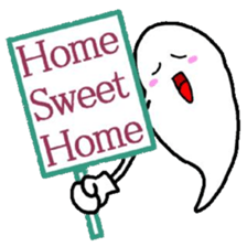 Ill haunted her with a smile sticker #4694071