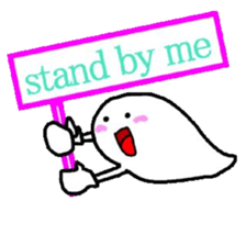 Ill haunted her with a smile sticker #4694077