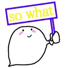 Ill haunted her with a smile sticker #4694082