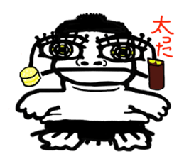 protrude eyes sticker #4694366