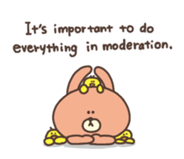 usako and piyoko (English) sticker #4694370