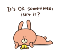 usako and piyoko (English) sticker #4694371