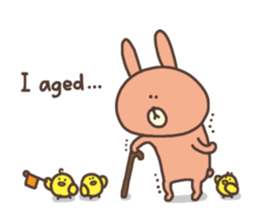 usako and piyoko (English) sticker #4694376