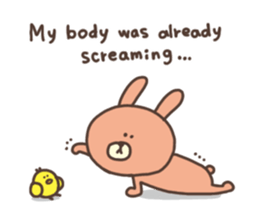 usako and piyoko (English) sticker #4694377