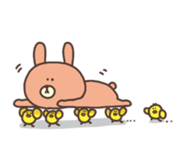 usako and piyoko (English) sticker #4694378