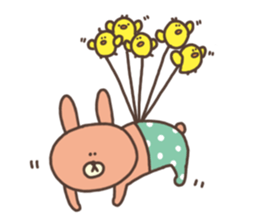 usako and piyoko (English) sticker #4694379