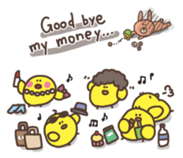 usako and piyoko (English) sticker #4694380