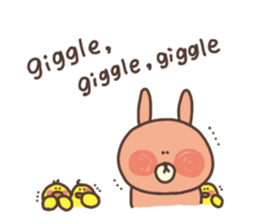 usako and piyoko (English) sticker #4694385