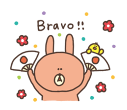 usako and piyoko (English) sticker #4694386