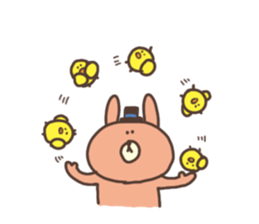 usako and piyoko (English) sticker #4694393