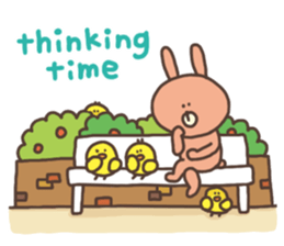 usako and piyoko (English) sticker #4694395