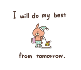 usako and piyoko (English) sticker #4694396