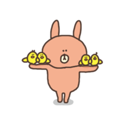 usako and piyoko (English) sticker #4694401