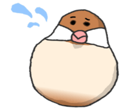 Daifuku Buncho(Daifuku Java sparrow) sticker #4694593
