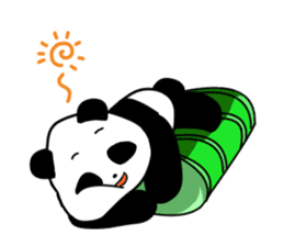 Expressive panda sticker #4694734