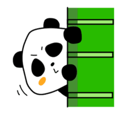 Expressive panda sticker #4694735