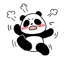 Expressive panda sticker #4694736