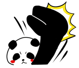 Expressive panda sticker #4694737