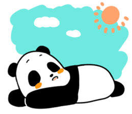 Expressive panda sticker #4694738