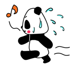 Expressive panda sticker #4694751