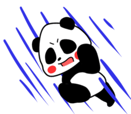 Expressive panda sticker #4694752