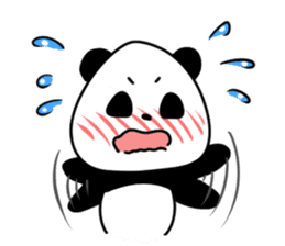 Expressive panda sticker #4694754