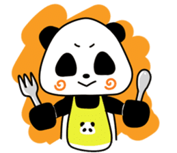 Expressive panda sticker #4694757