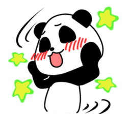 Expressive panda sticker #4694759