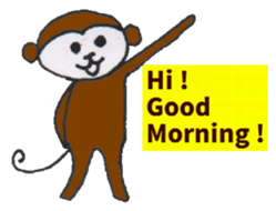 Pretty Playful MONKEY sticker #4694928