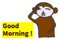 Pretty Playful MONKEY sticker #4694930